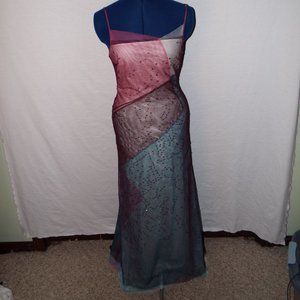 BCBG Y2K beaded prom dress